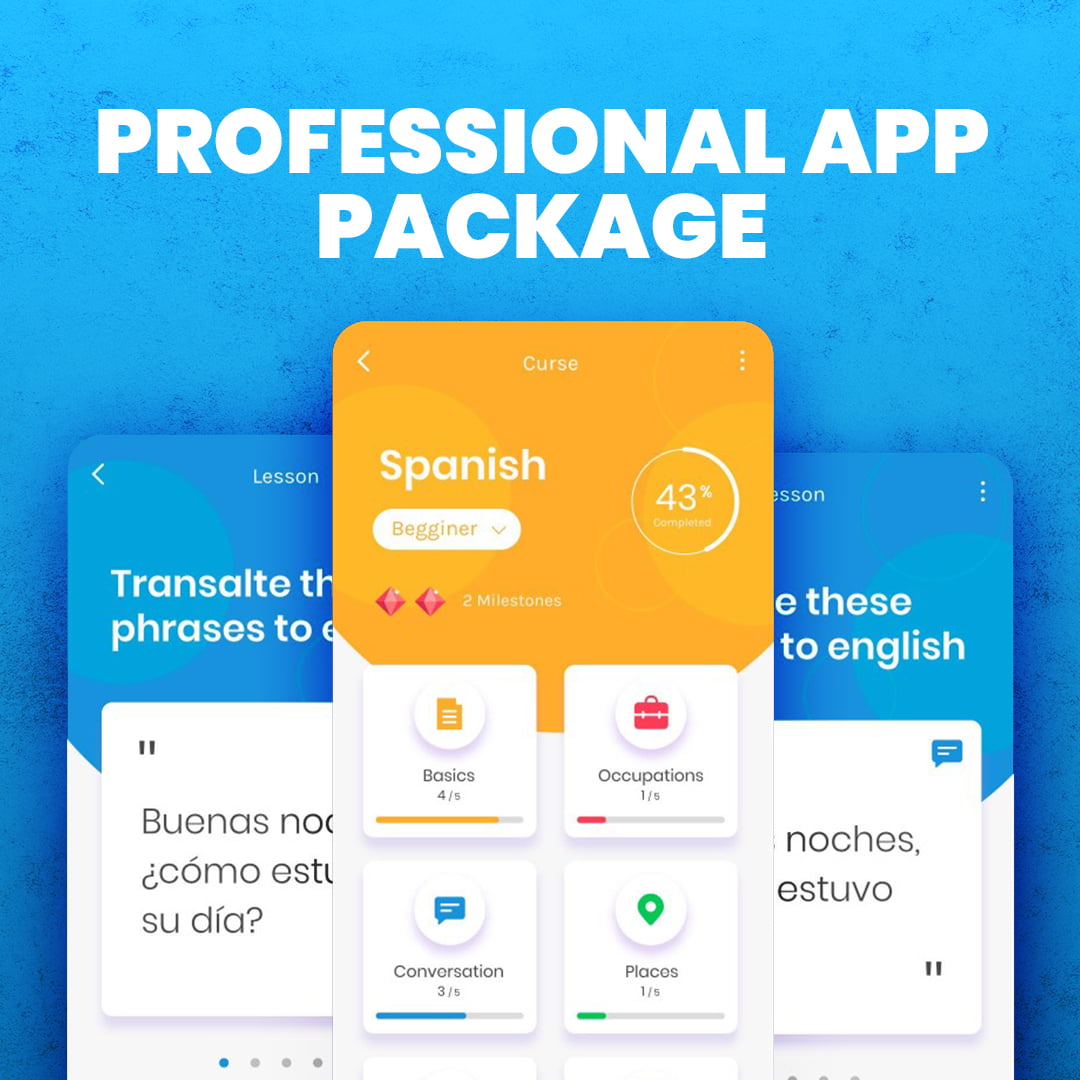 Professional App Package - Creative Bird